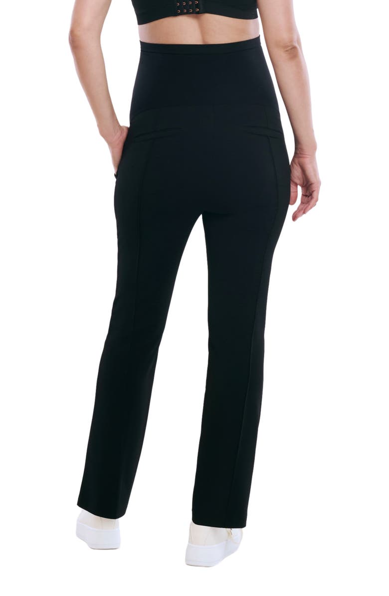 MOTHERHOOD MATERNITY Mia Secret Fit Over the Belly Slim Straight Leg Pant, Alternate, color, Black