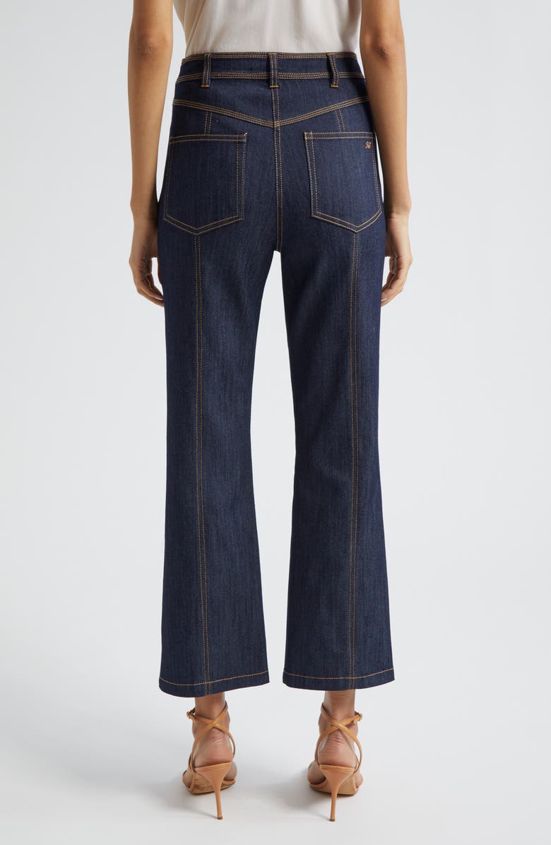 Cinq à Sept Madi Flare Leg Ankle Jeans, Alternate, color, Indigo