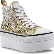 ZIGI Carmensa-2 Embellished Platform High Top Sneaker