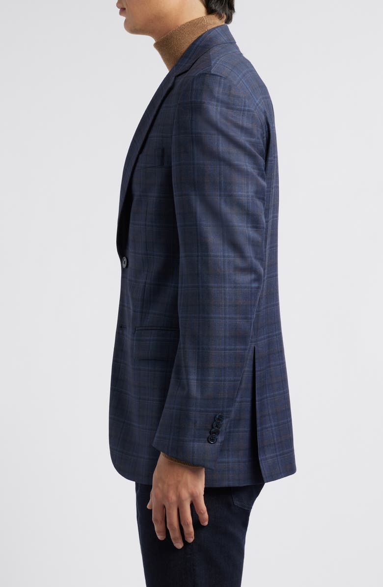 Peter Millar Flynn Classic Fit Plaid Wool Sport Coat, Alternate, color, 