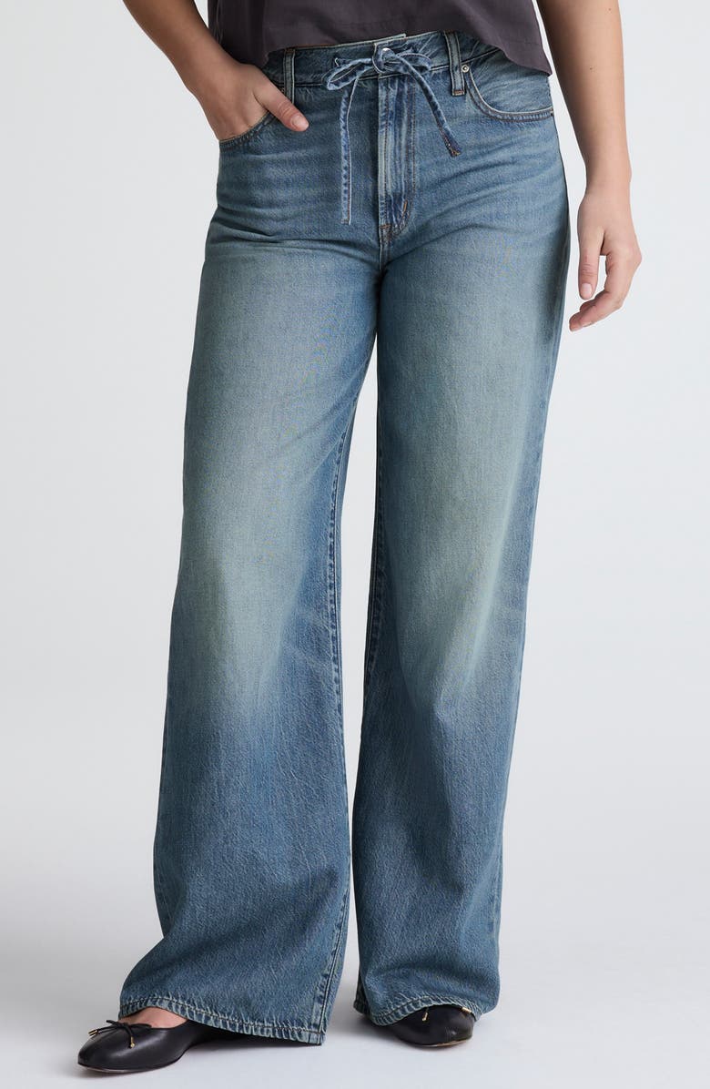 Madewell Ultimate Wide Leg Jeans, Alternate, color, Pickett Wash