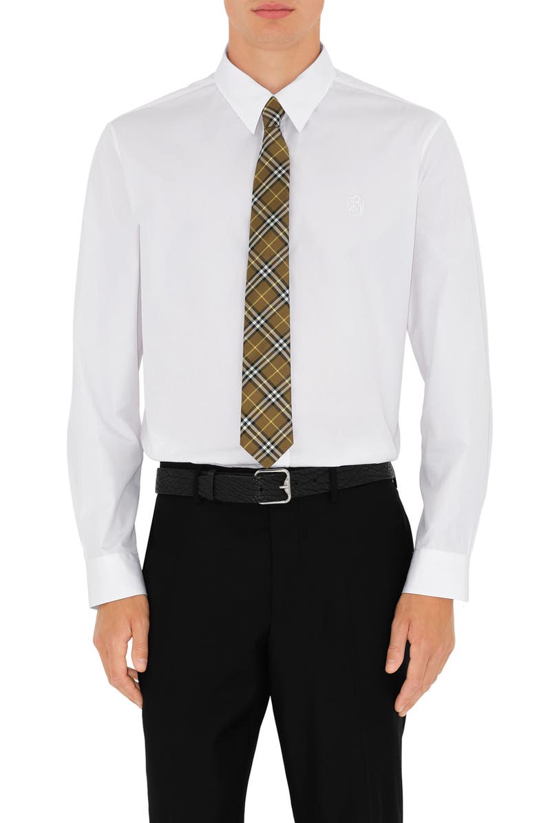 Burberry Check Silk Tie, Alternate, color,