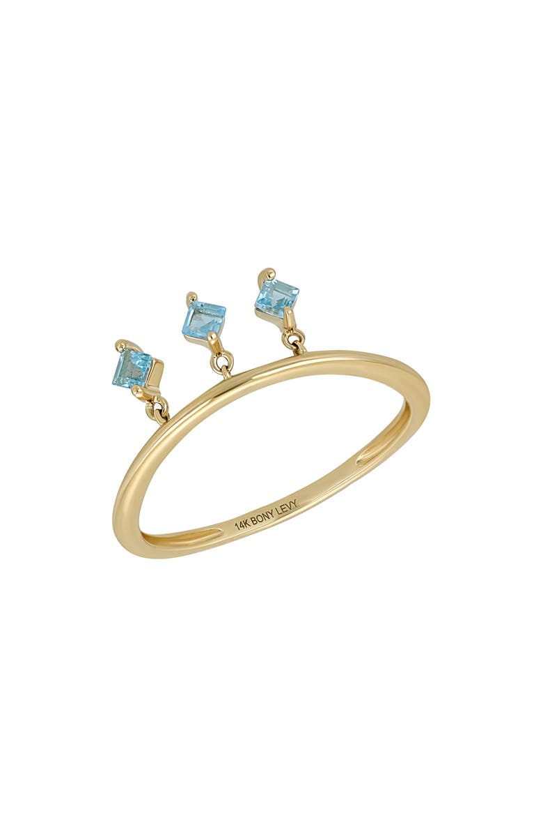 Bony Levy BLC Blue Topaz Dangle Ring, Alternate, color,