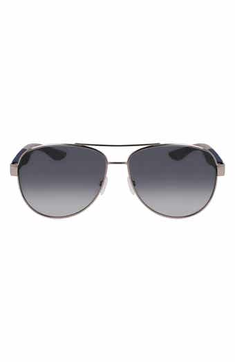 FERRAGAMO 62mm Gradient Aviator Sunglasses