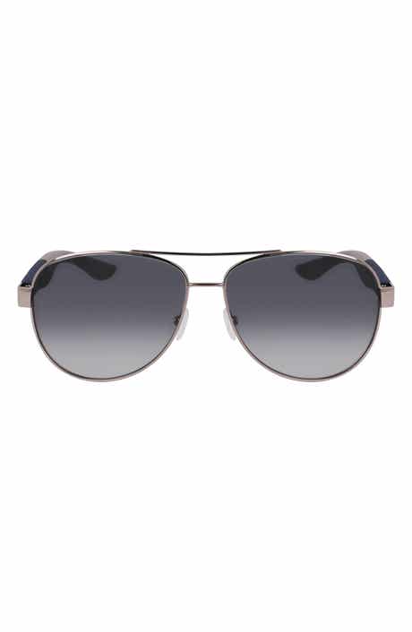 FERRAGAMO 62mm Gradient Aviator Sunglasses