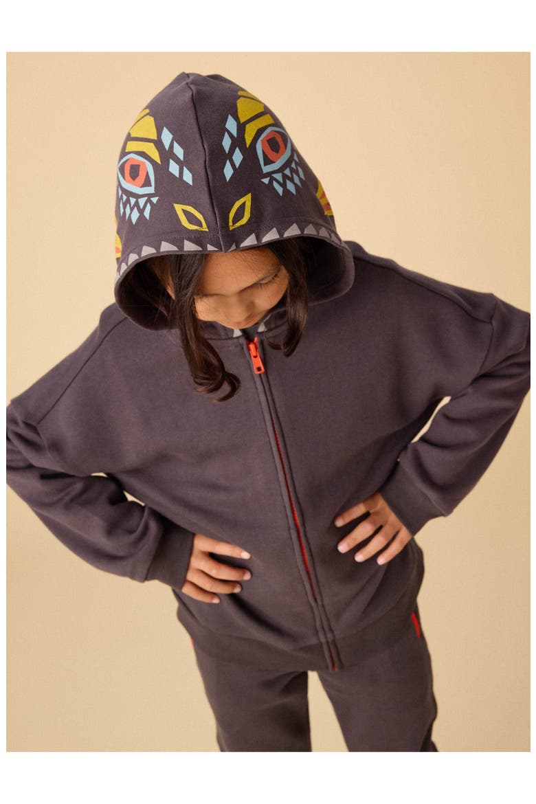 Dragon Hood Easy Fit Hoodie, Alternate, color, Pepper