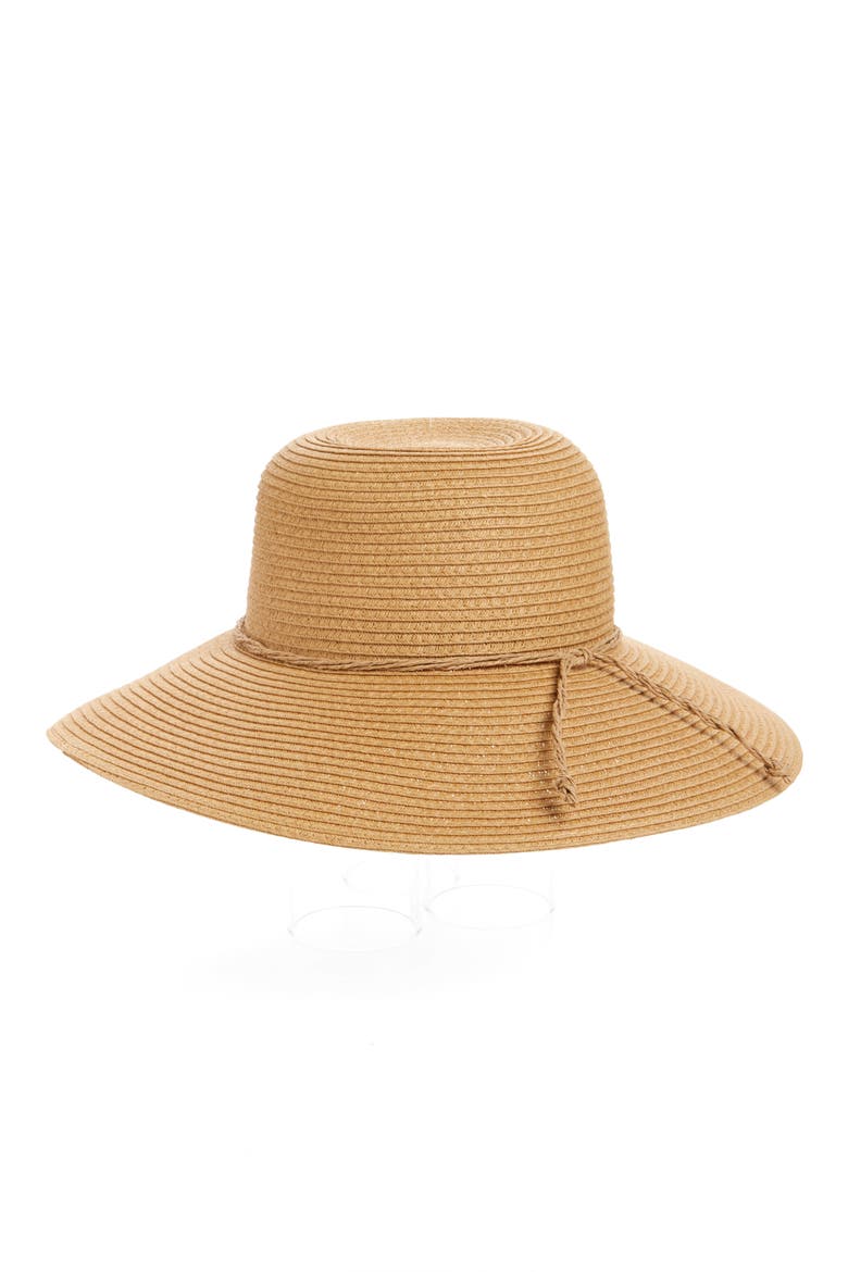 Packable Floppy Sun Hat, Main, color, NATURAL