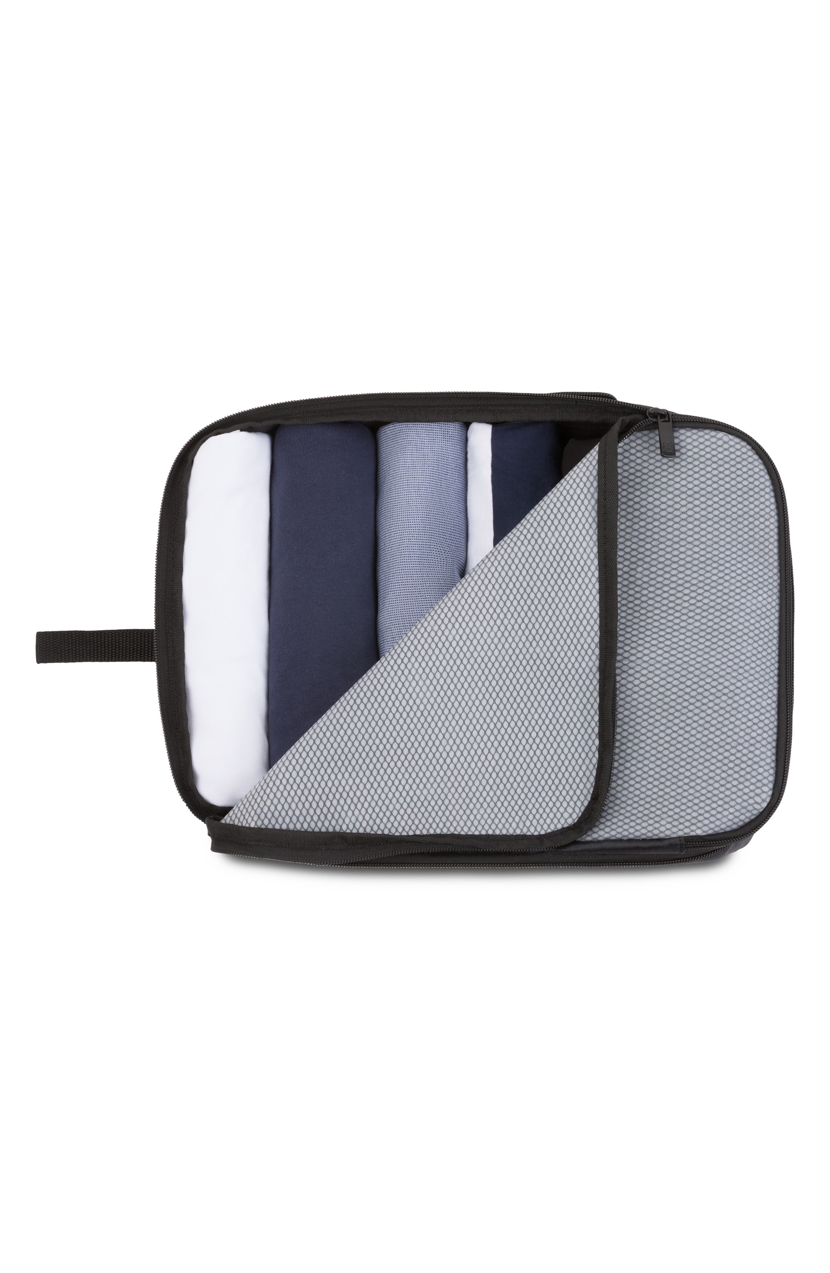 SWISSGEAR Travel Smart 3-Pack Packing Cubes, Alternate, color, Black