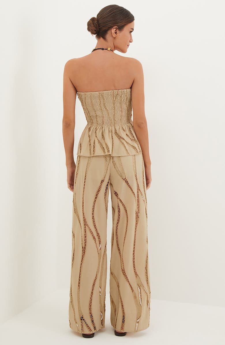 ViX Paula Hermanny Babi Cover-Up Pants, Alternate, color, Beige