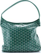 Pre-Owned Goyard Boheme Hobo Coated Canvas