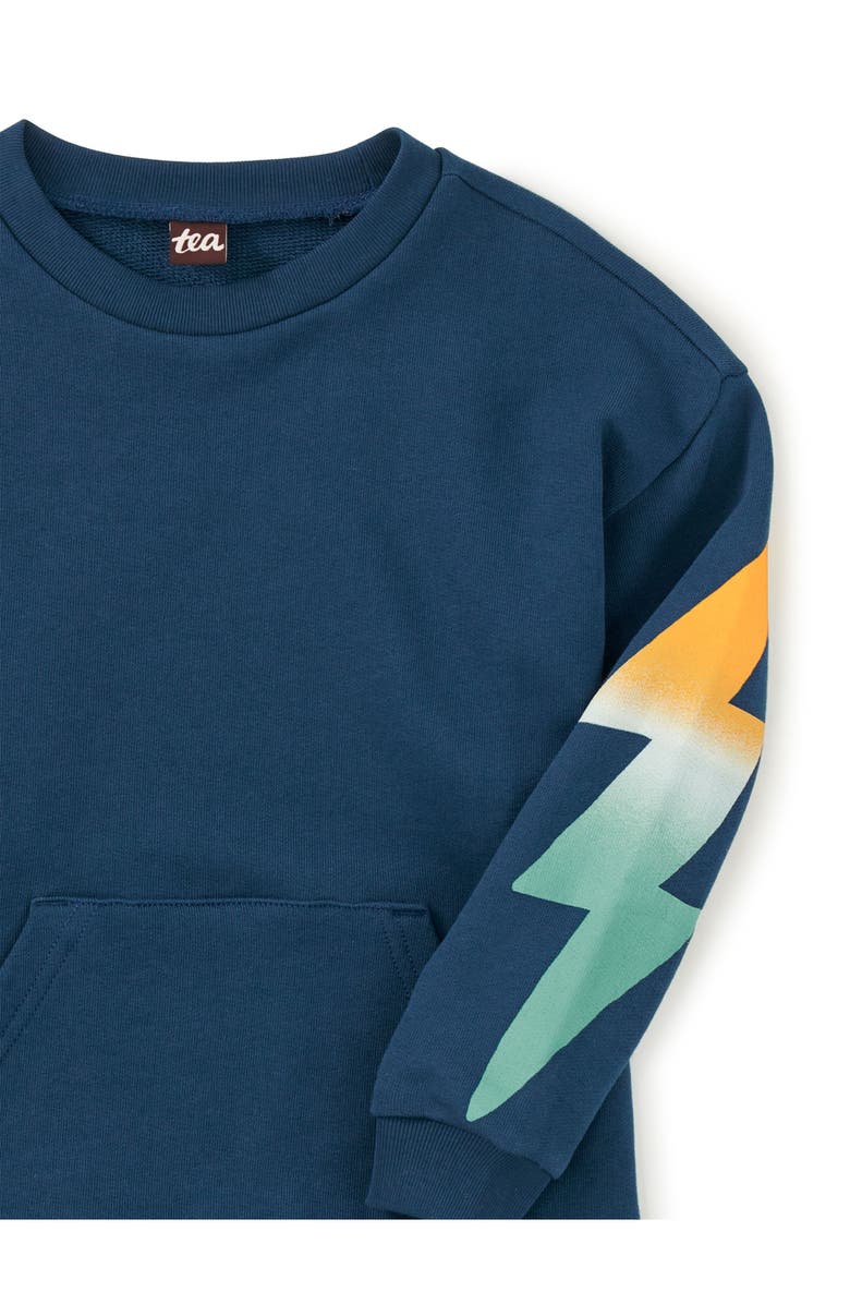 Tea Collection Lightning Kanga Popover, Alternate, color, Bedford Blue