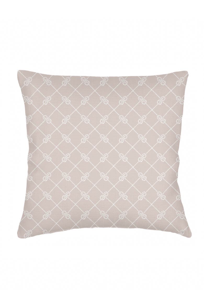 Captains Knots Linen Pillow Cover Only, Alternate, color, Natural Beige
