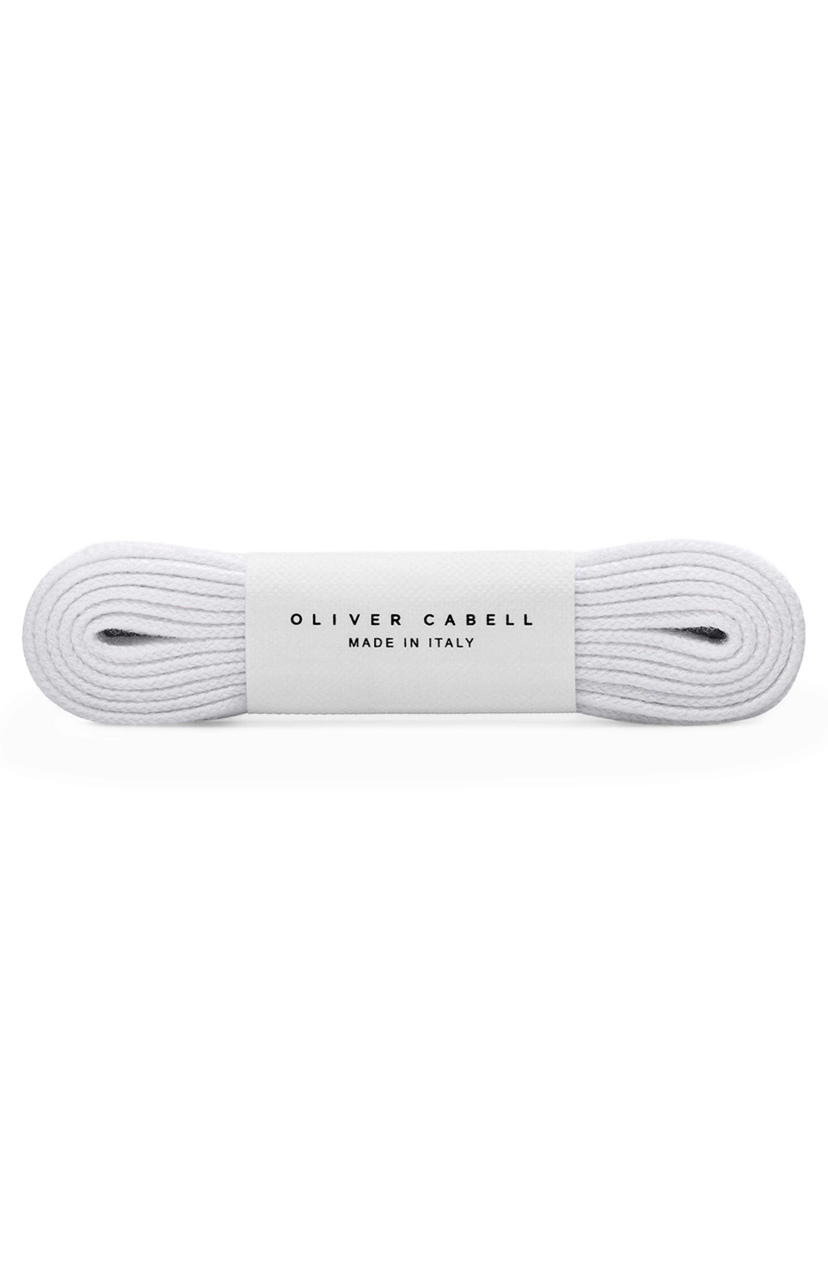 Cotton Shoelaces, Main, color, WHITE
