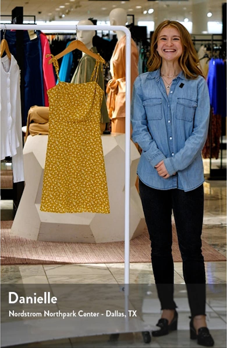 Kids' Tie Strap Fit & Flare Dress, sales video thumbnail