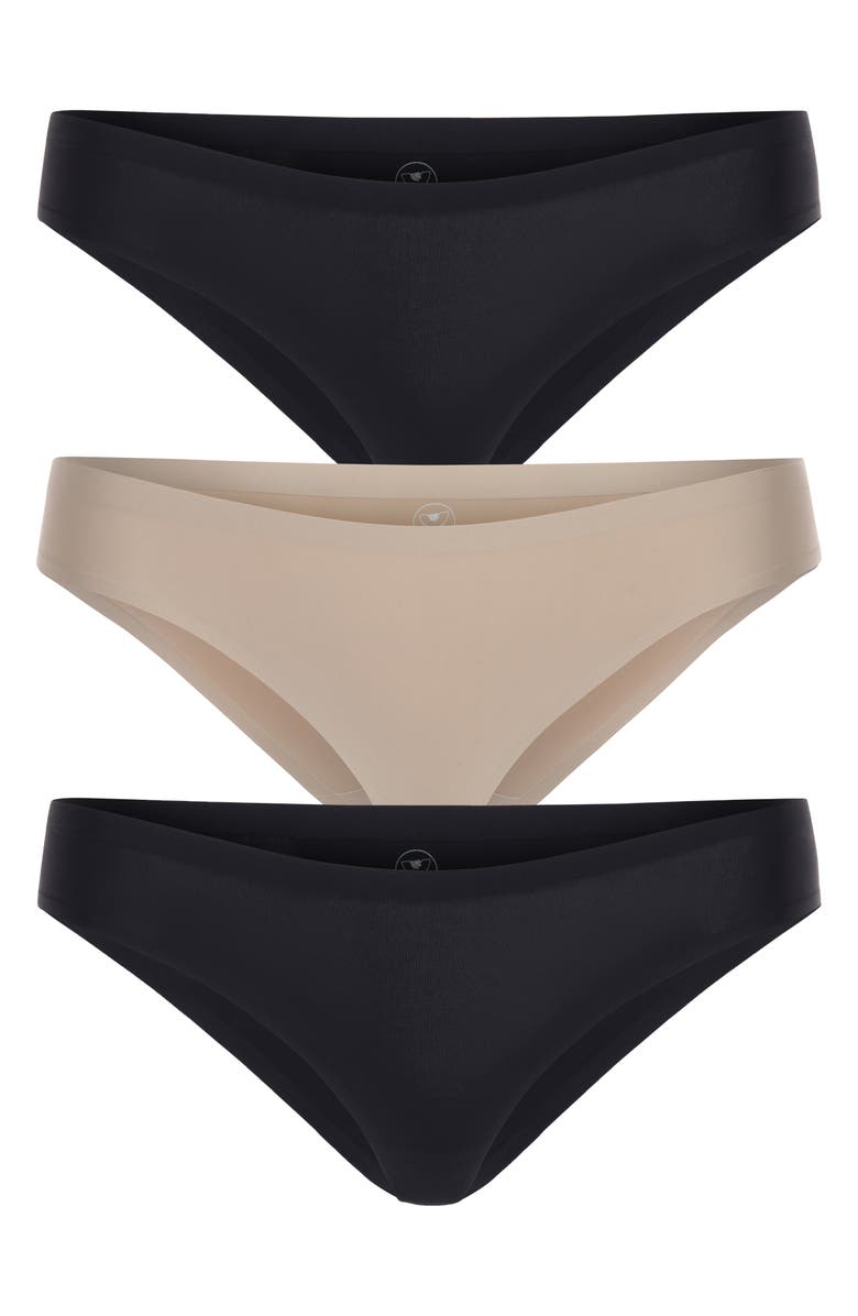 Honeydew Intimates Skinz 3-Pack Hipster Panties, Main, color, 