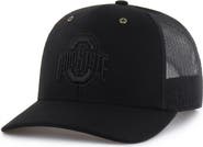CARHARTT X 47 Men's Carhartt x '47 Black Ohio State Buckeyes Trucker Adjustable Hat