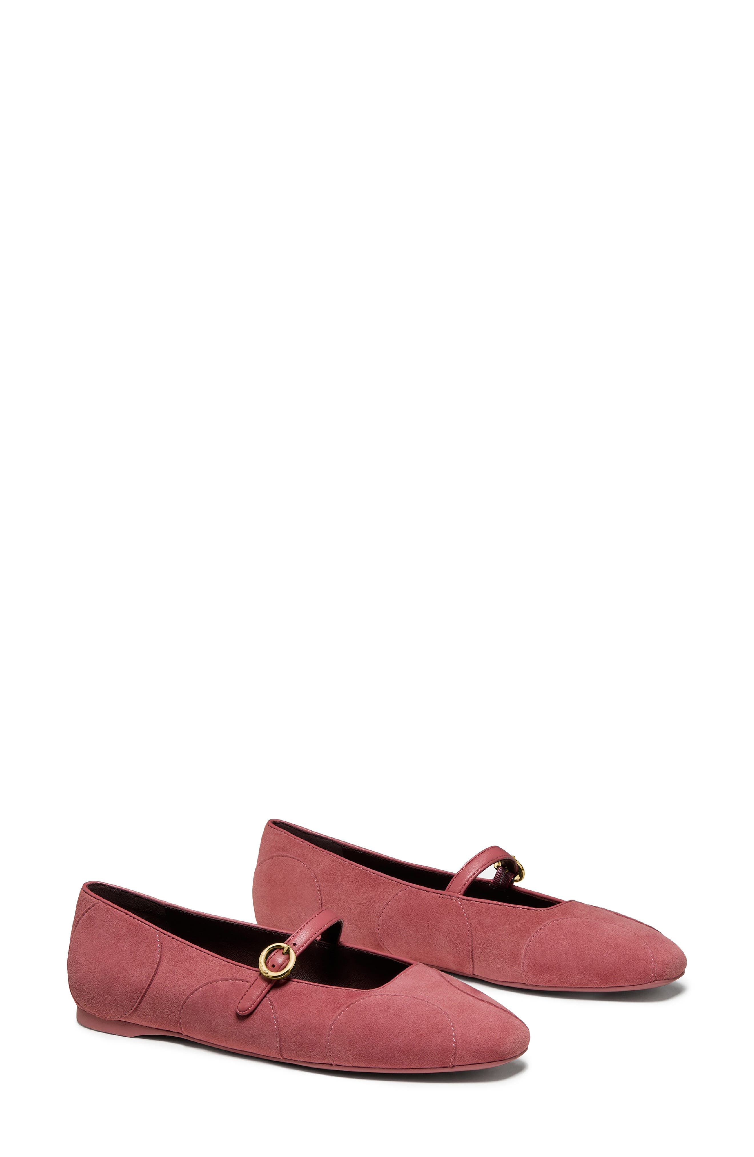 halo mary jane flat, Alternate, color, POMEGRANATE.