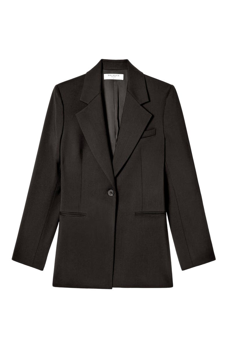 M.M.LaFleur Rossi Executive Blazer - Washable Wool Twill, Alternate, color, Black