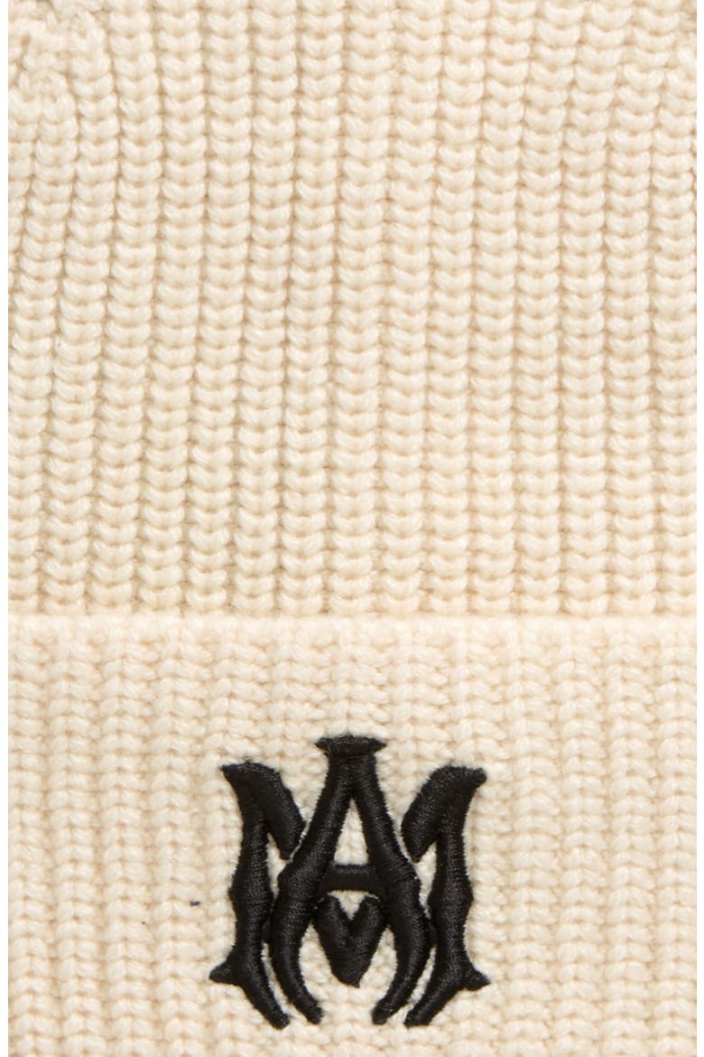 M.A. Logo Beanie, Alternate, color, ALABASTER