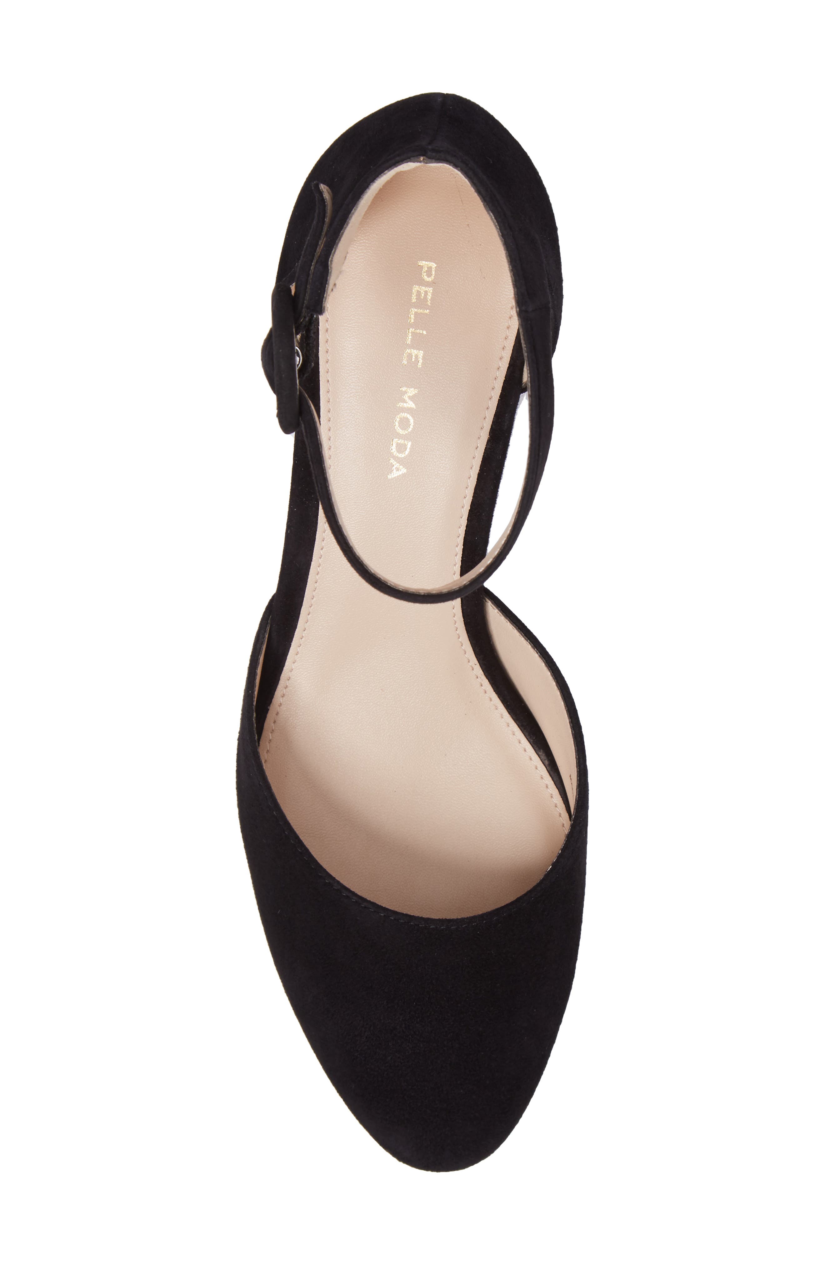 Uma d'Orsay Pump, Alternate, color, BLACK LEATHER