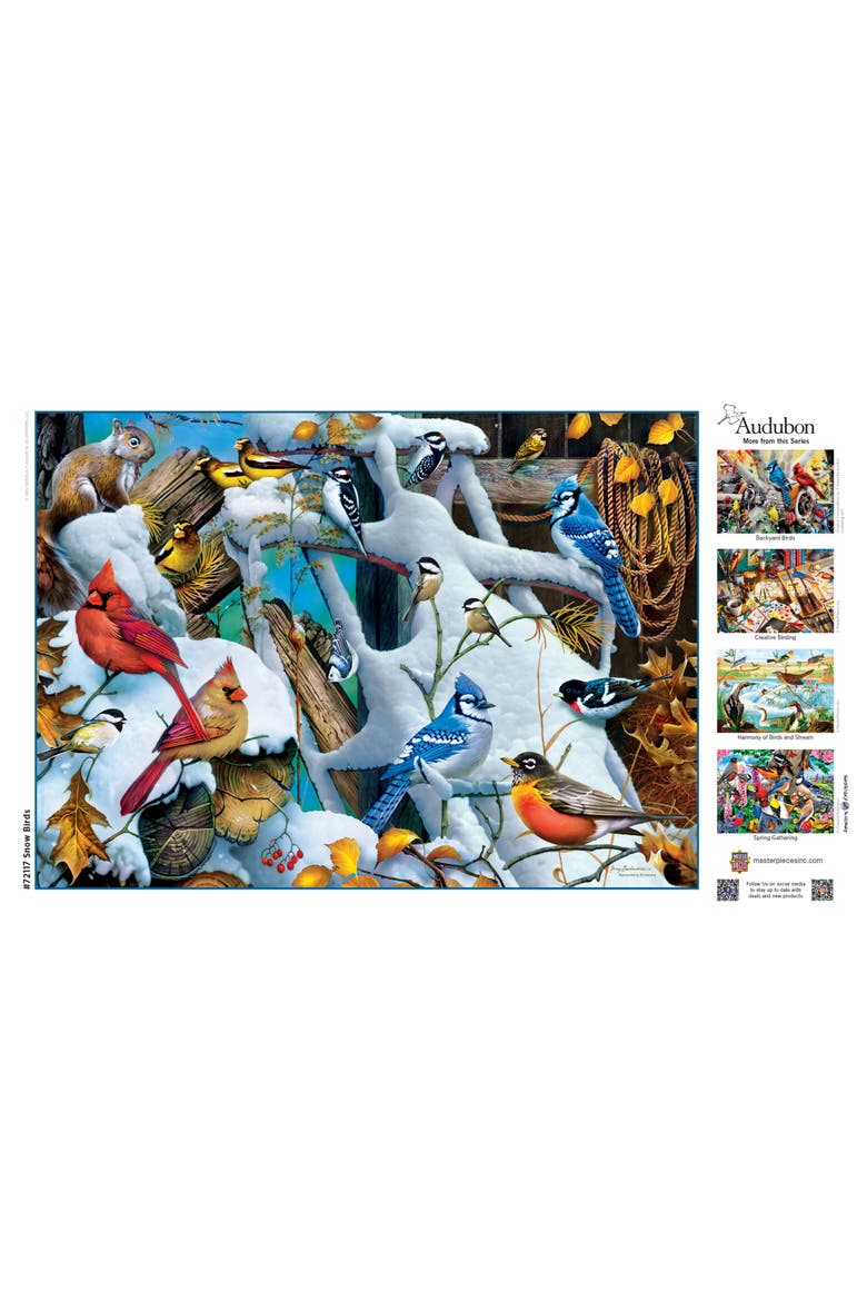 Snow Birds 1000 Piece Jigsaw Puzzle, Alternate, color, Multicolor