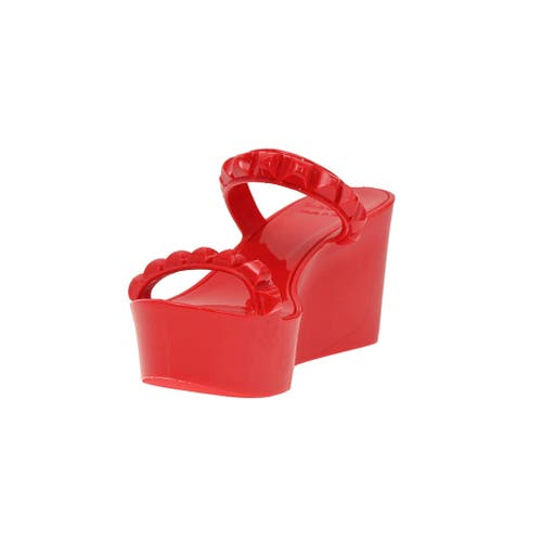 Carmen Sol Tonino Mid Pump In Red
