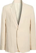 Percival Tailored Fit Solid Linen Blazer