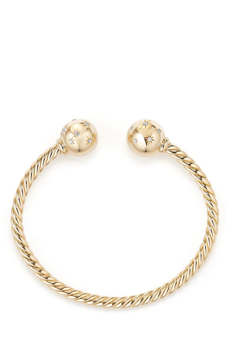 David Yurman Solari Bead Bracelet with Diamonds in 18K Gold, Alternate, color, 