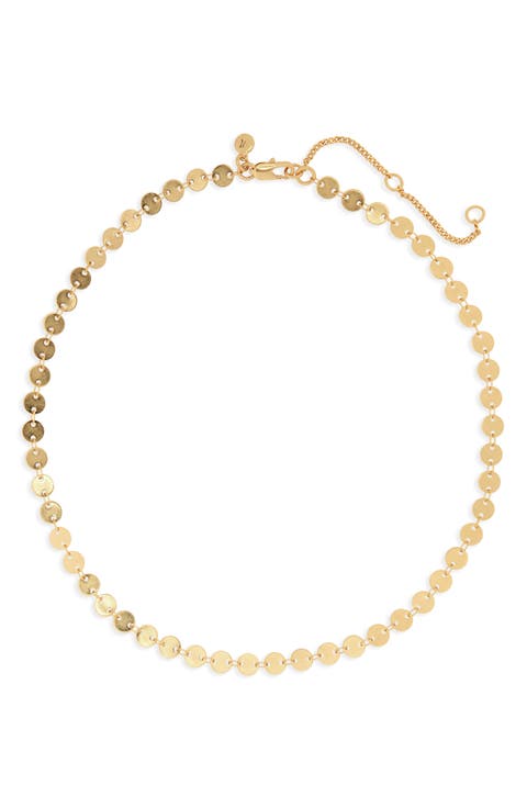 Disc Chain Necklace
