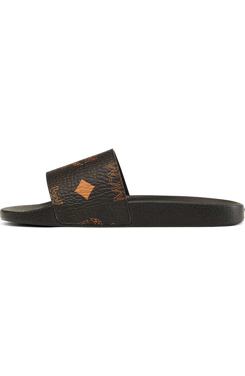 MCM Monogram Slide Sandal, Alternate, color,