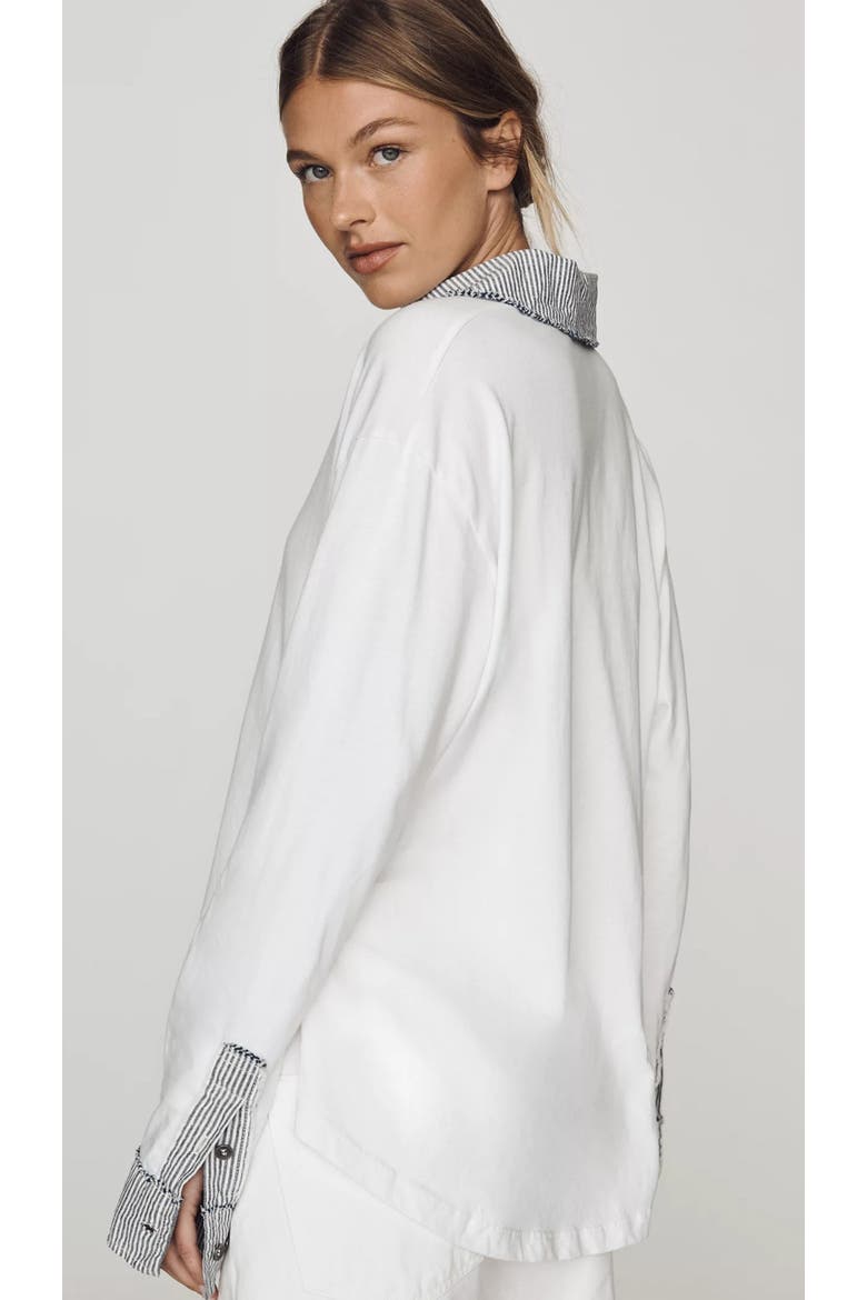 Lido Long Sleeve Polo, Alternate, color, White / Stripe