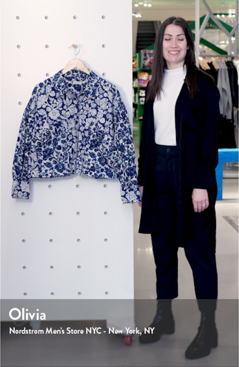 Griffin Floral Denim Jacket, sales video thumbnail