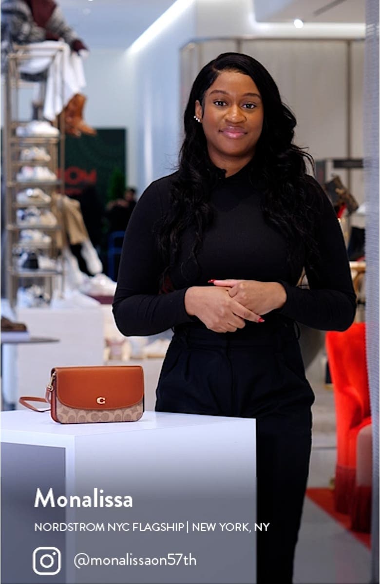 Hayden Coated Canvas Crossbody Bag, sales video thumbnail