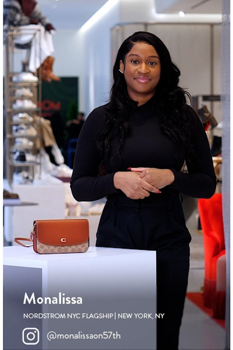 Hayden Coated Canvas Crossbody Bag video