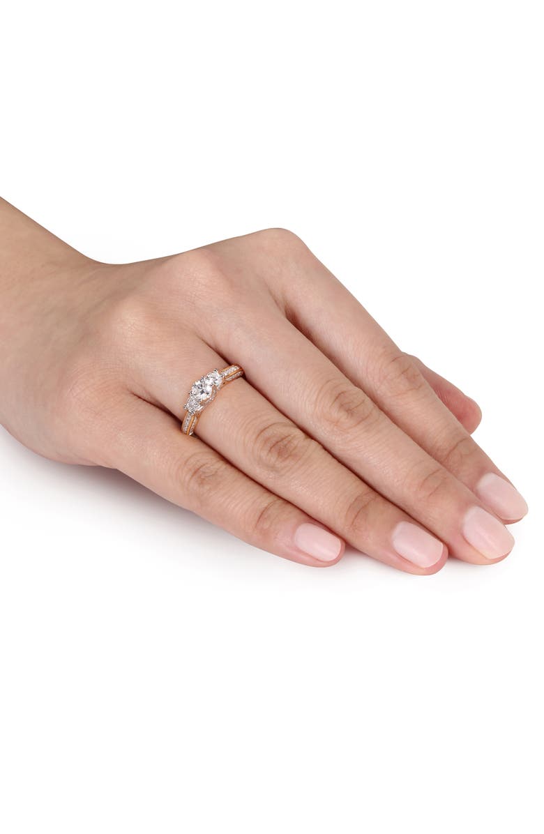 Julianna B. Diamond 3-Stone Engagement Ring 14k, Alternate, color, 14K Yellow Gold