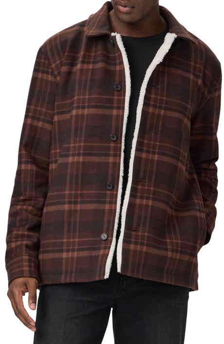 PAIGE Rangel Fleece Lined Plaid Flannel Jacket