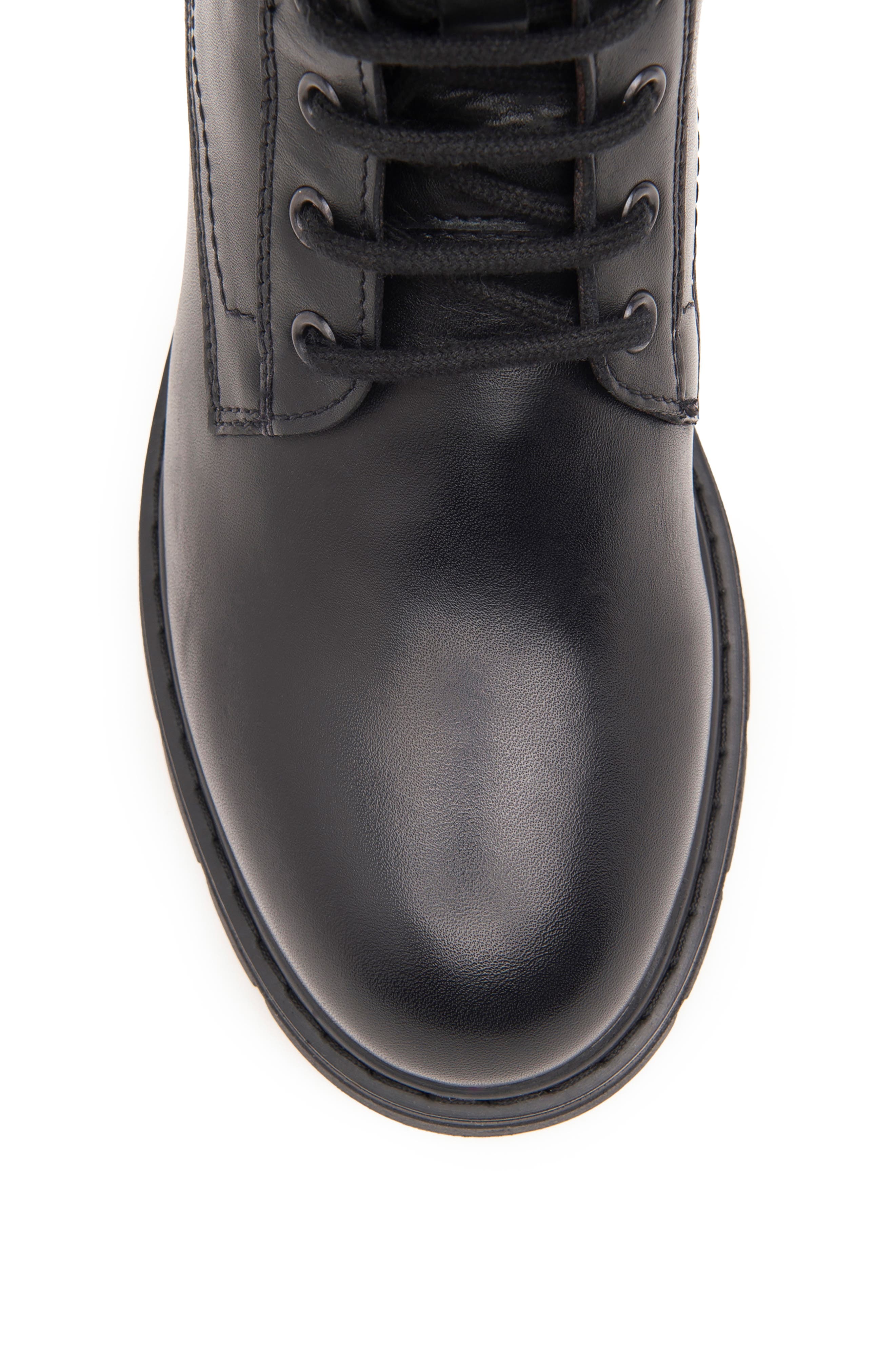 NeroGiardini Logo Strap Bootie, Alternate, color, Black