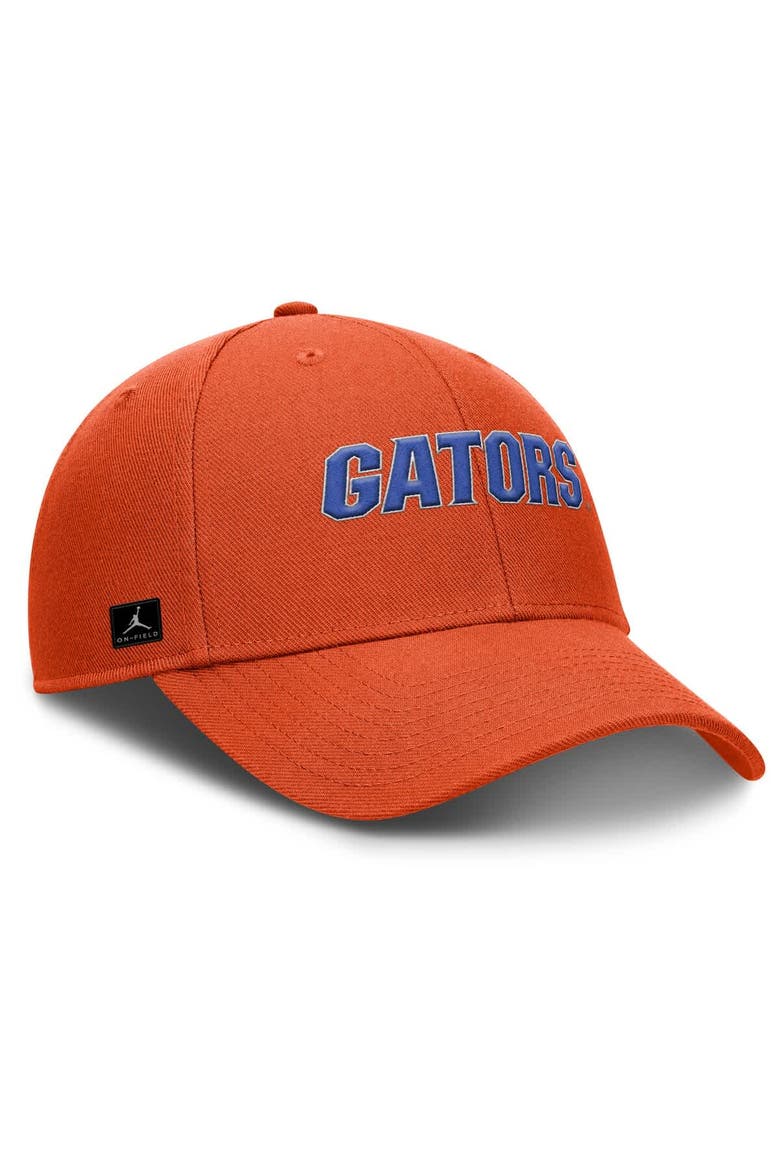 Men's Jordan Brand Orange Florida Gators 2025 On-Field Rise Performance Adjustable Hat, Alternate, color, Orange