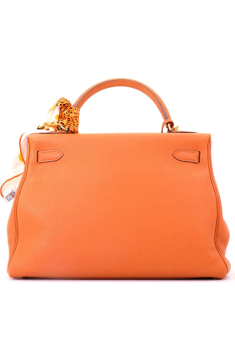 Pre-Owned Hermes Kelly Handbag Orange Togo with Gold Hardware 32, Alternate, color, Potiron