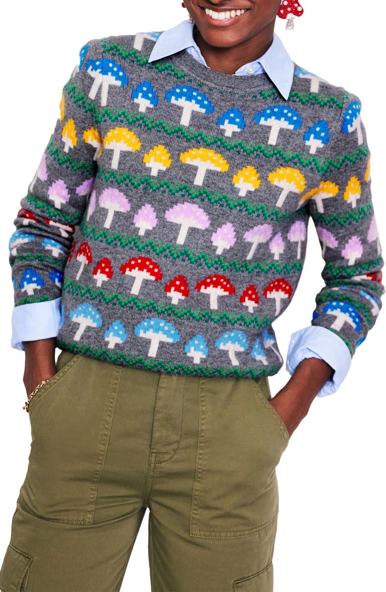 Boden Edie Fair Isle Sweater, Main, color, 