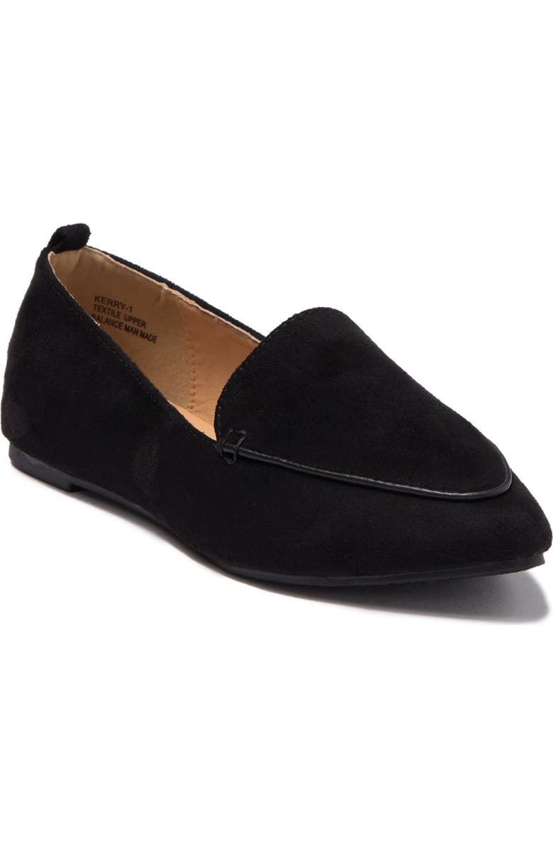 CHASE AND CHLOE Pointy Toe Loafer, Main, color,