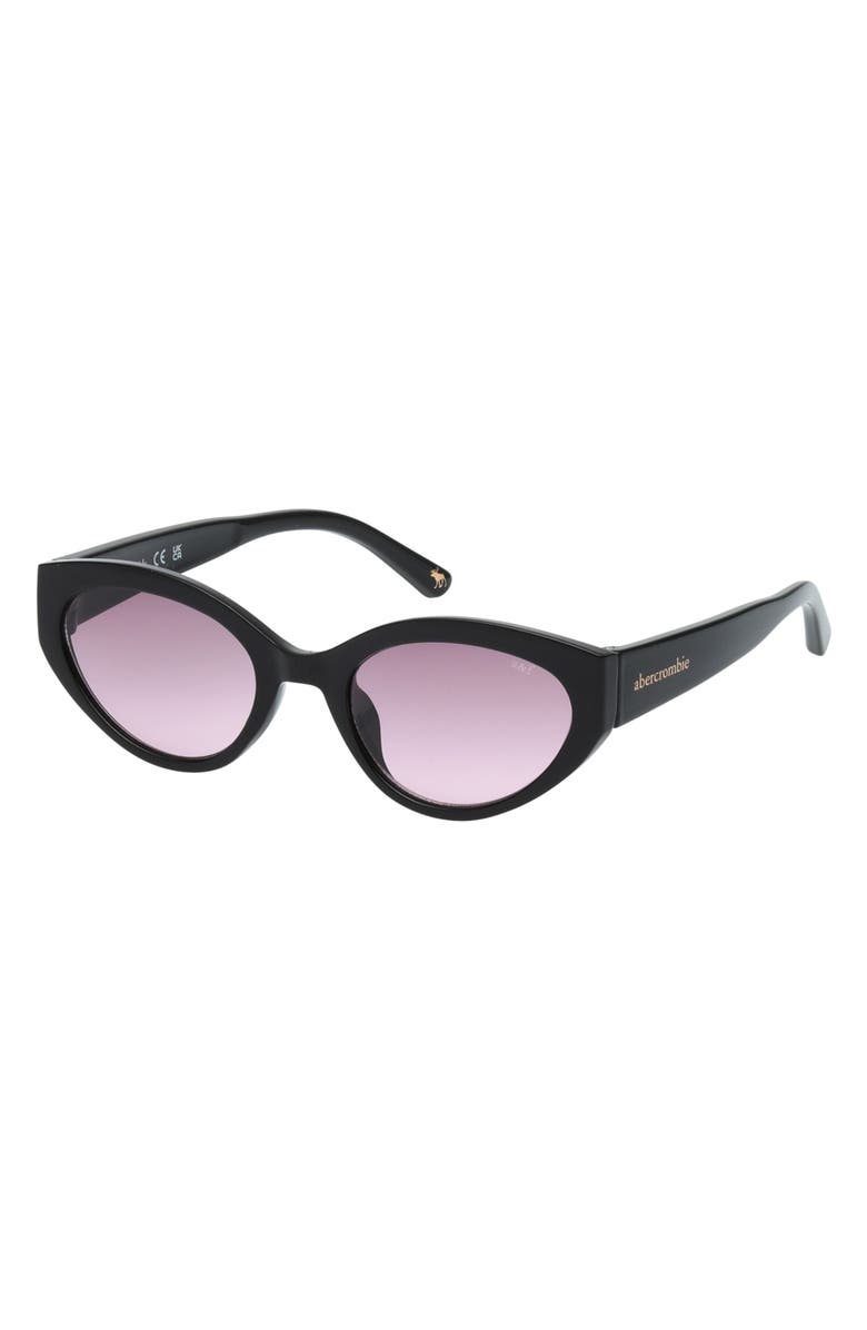 abercrombie kids Kids' Gradient Cat Eye Sunglasses, Alternate, color, Shiny Black / Gradient