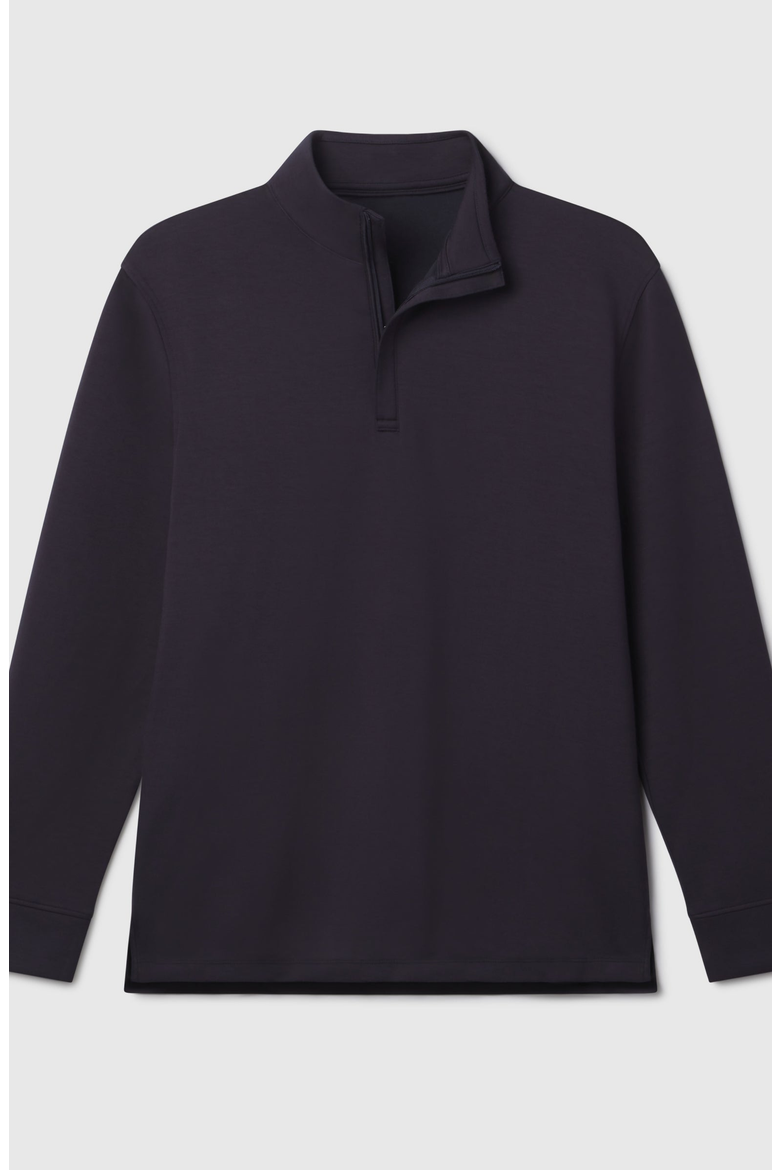 Sandwash Quarter-Zip, Alternate, color, Deep Blue