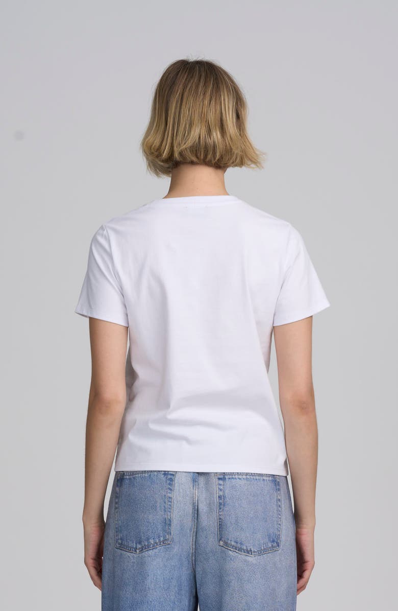 ELLE Collection Graphic Tee, Alternate, color, White