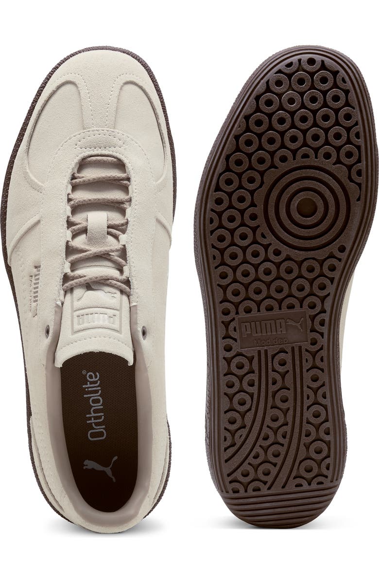 PUMA Palermo Sneaker, Alternate, color, Alpine Snow/ Chestnut Brown