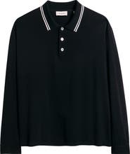 FRAME Long Sleeve Piqué Polo