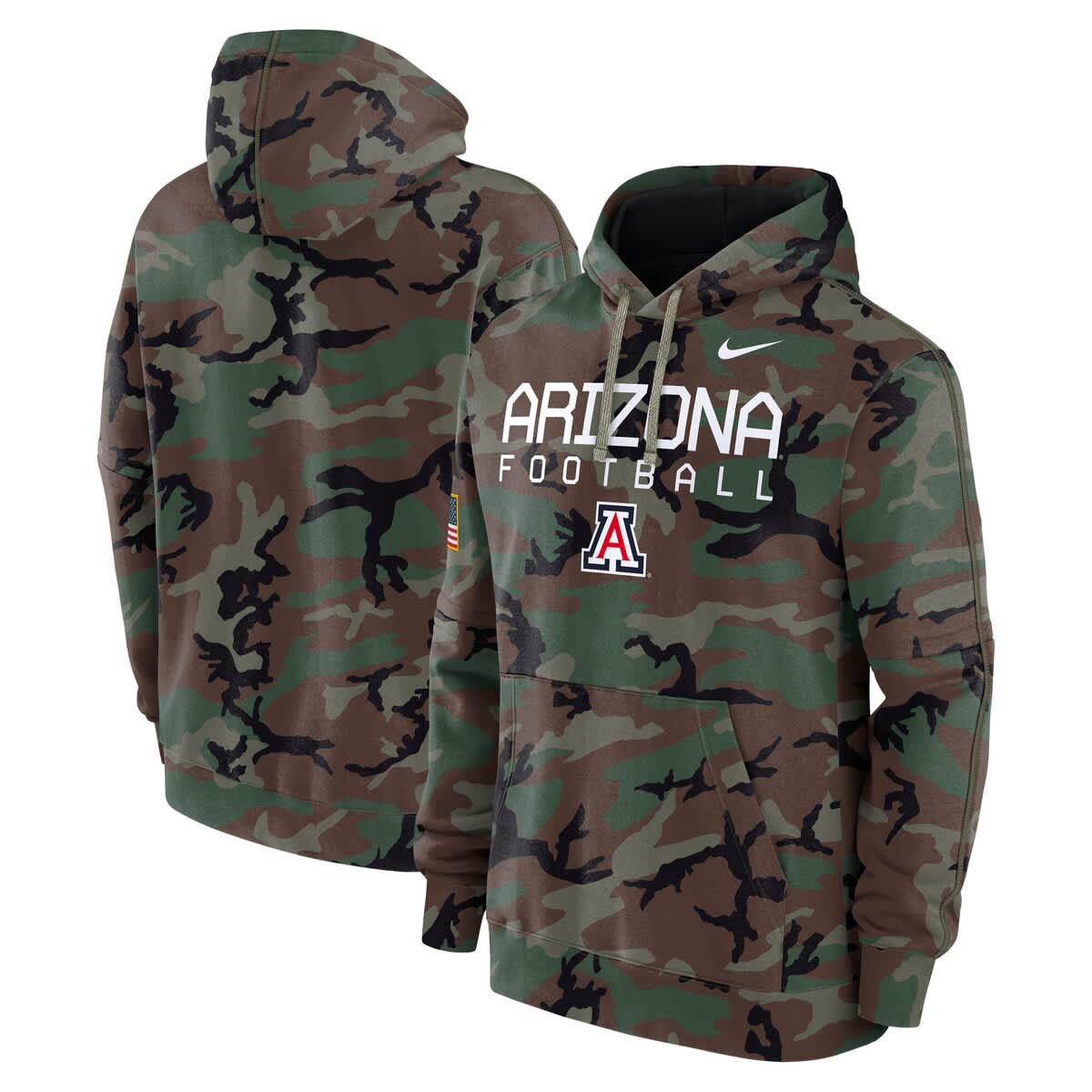 nike camo club hoodie