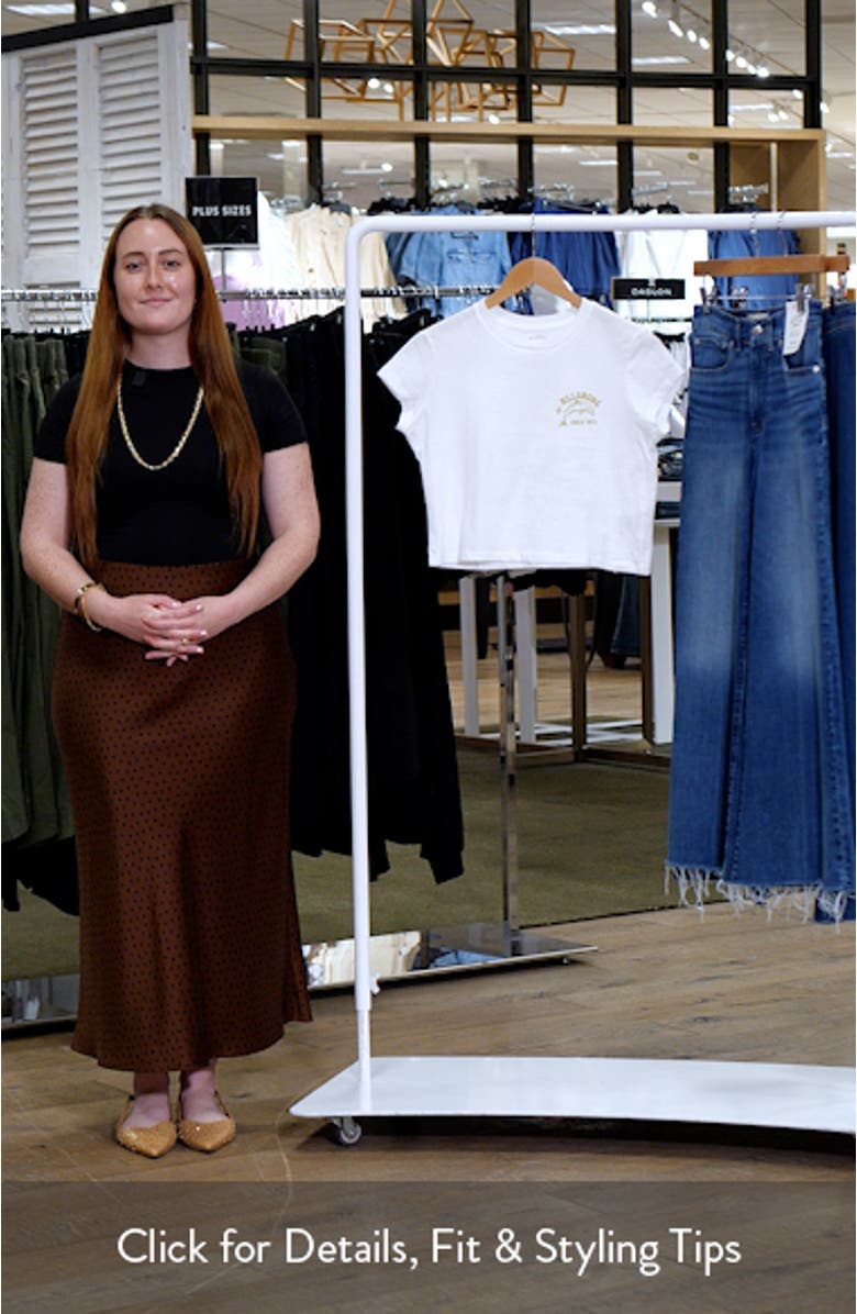 Sunshine Surf Cotton Graphic Baby Tee, sales video thumbnail