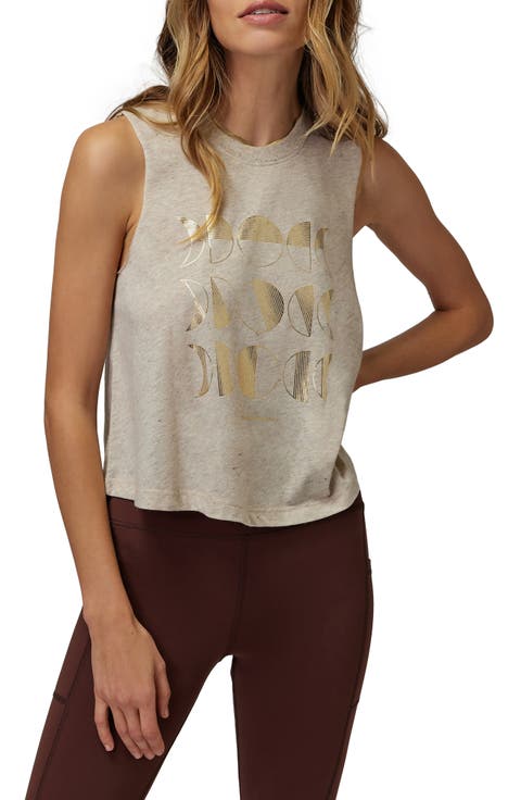 The Universe Crop Graphic Tank