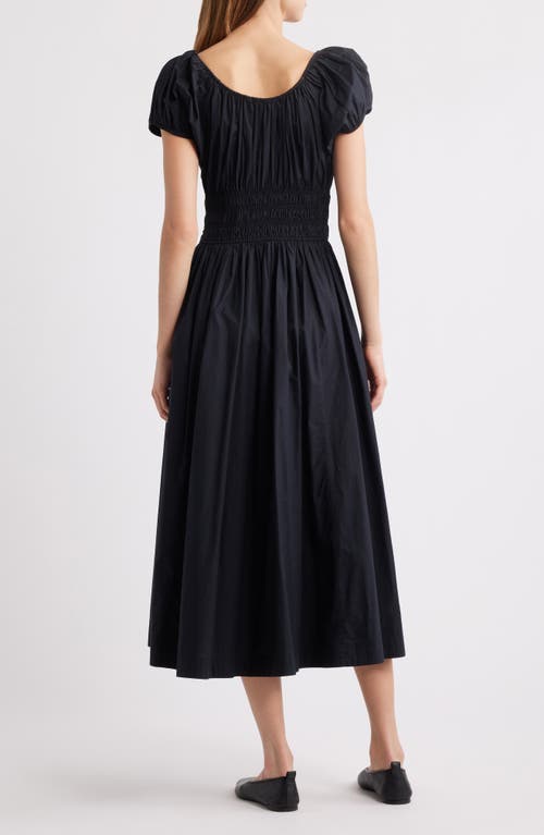 Doen Katherina Cotton Dress In Black